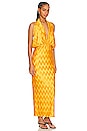 view 2 of 3 Riviera Sleeveless Gown in Amber