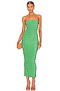 view 1 of 3 Aurore Dress in Bright Green