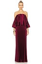 view 5 of 6 Gala Skirt in Wine