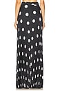 view 4 of 6 Gala Skirt in Polka Dot Noir