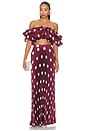 view 6 of 6 JUPE GALA in Polka Wine