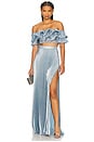 view 5 of 6 JUPE FENDUE GALA in Polar Shimmer