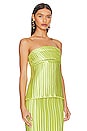 view 2 of 4 Vacances Strapless Top in Mojito