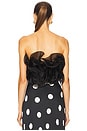 view 3 of 4 Coucou Organza Top in Noir