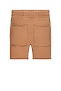 view 2 of 4 SHORT SWEAT YACHT in Washed Brown