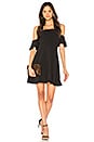 view 1 of 3 VESTIDO CON UN HOMBRO DESCUBIERTO BELLEROSE in Black