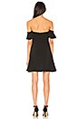 view 3 of 3 VESTIDO CON UN HOMBRO DESCUBIERTO BELLEROSE in Black