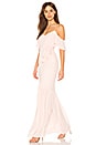 view 2 of 3 x Revolve Emmy Bridesmaid Gown in Seashell Pink