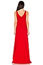 view 3 of 3 VESTIDO LARGO SYLVIE in Scarlet