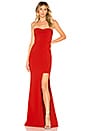 view 1 of 3 Ella Gown in Scarlet