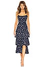 view 1 of 3 Maisie Floral Leros Dress in Navy Multi