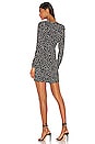 view 3 of 3 MINIVESTIDO CORINNE in Black & White