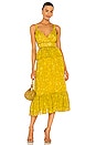 view 1 of 4 Carla Dress in Oil Yellow Multi