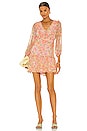view 1 of 3 Mia Dress in Peach Multi