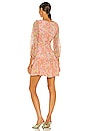 view 3 of 3 Mia Dress in Peach Multi