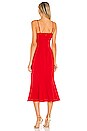 view 3 of 3 Midi Carter Dress in Scarlet