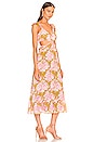 view 2 of 3 Katerina Dress in Olive Oil & Pink