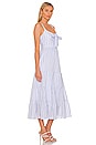 view 2 of 3 Stasia Dress in Blue & White
