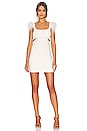 view 1 of 3 Mini Taliah Dress in WHITE