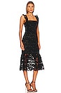 view 2 of 3 Hara Lace Midi Dress in Black