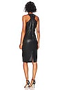 view 3 of 3 Faux Leather Carolyn Midi Dress in Black