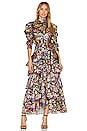 view 1 of 3 Dannia Dress in Black Multi