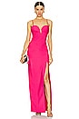 view 1 of 3 Ressa Gown in Pinkberry