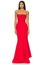 view 1 of 3 Levi Gown in Scarlet