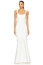 view 1 of 3 Solana Gown in White