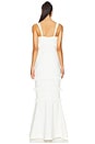 view 3 of 3 Solana Gown in White