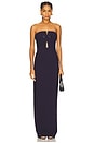 view 1 of 3 Fallon Gown in Navy