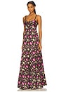 view 2 of 4 Tessa Gown in Black Multi