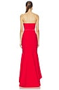 view 3 of 3 Yvette Gown in Scarlet