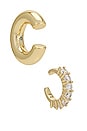 view 1 of 2 Colette Ear Cuff Set in Gold