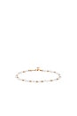 view 1 of 3 Pearly Chic Anklet in Gold