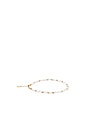 view 2 of 3 Pearly Chic Anklet in Gold