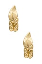 view 2 of 3 BOUCLES D'OREILLES ANNEAU TRESSÉ FRIDA in Gold