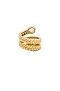 view 3 of 3 Emmeline Wrap Ring in Gold