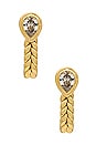 view 2 of 3 Emmeline Hook Earrings in Gold