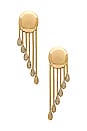 view 1 of 2 Rosalie Fringe Earrings in Gold