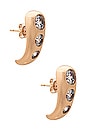 view 1 of 3 Adira Large Studs in Gold