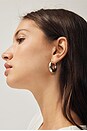 view 3 of 3 Becca Hoops in Silver