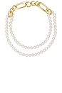 view 1 of 3 Quinn Pearl Necklace in Gold