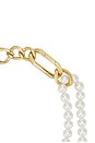 view 2 of 3 Quinn Pearl Necklace in Gold