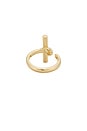 view 3 of 3 Devin Ring in Gold