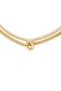 view 2 of 3 Devin Collar Necklace in Gold