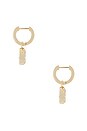 view 3 of 3 BOUCLES D'OREILLES PENDANTES CLEO in Gold