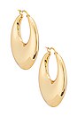 view 1 of 3 Mia Hoops in Gold