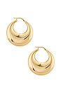 view 2 of 3 Mia Hoops in Gold