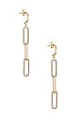view 1 of 3 Ever Link Duster Earrings in Gold